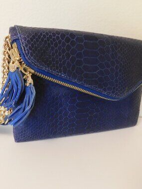 Henri Bendel Leather Clutch